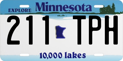 MN license plate 211TPH