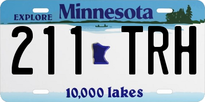MN license plate 211TRH