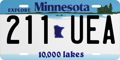 MN license plate 211UEA