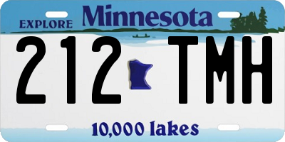 MN license plate 212TMH