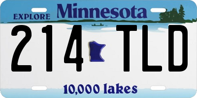 MN license plate 214TLD