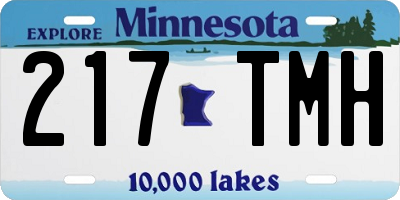 MN license plate 217TMH
