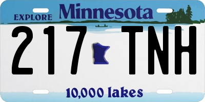 MN license plate 217TNH