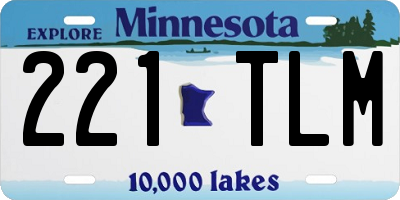 MN license plate 221TLM