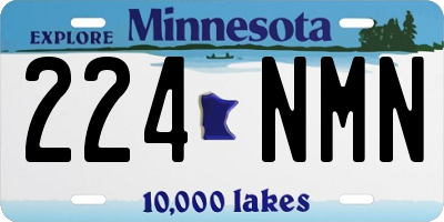 MN license plate 224NMN