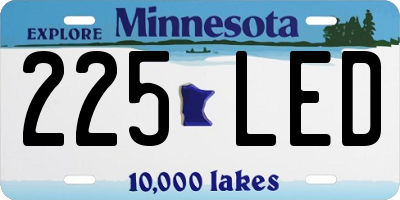 MN license plate 225LED