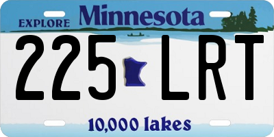 MN license plate 225LRT