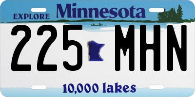 MN license plate 225MHN