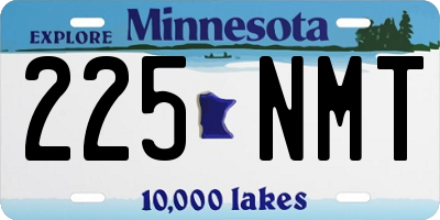 MN license plate 225NMT