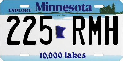 MN license plate 225RMH