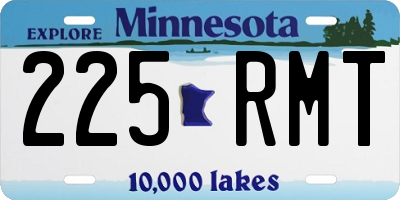 MN license plate 225RMT