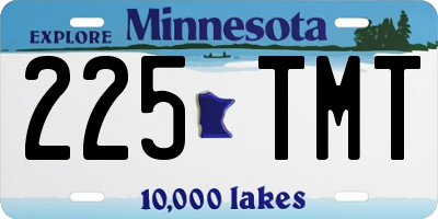 MN license plate 225TMT