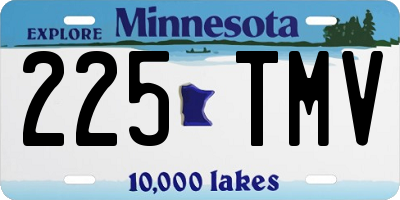 MN license plate 225TMV
