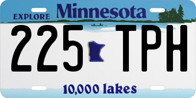 MN license plate 225TPH