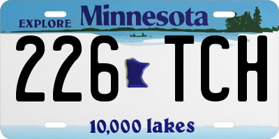 MN license plate 226TCH
