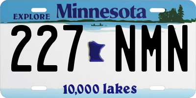 MN license plate 227NMN