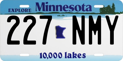 MN license plate 227NMY