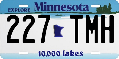 MN license plate 227TMH