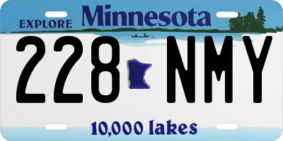 MN license plate 228NMY