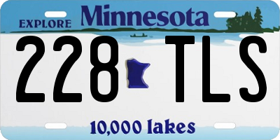 MN license plate 228TLS