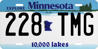MN license plate 228TMG