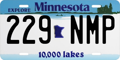 MN license plate 229NMP