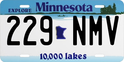 MN license plate 229NMV