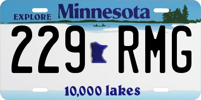 MN license plate 229RMG