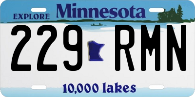 MN license plate 229RMN