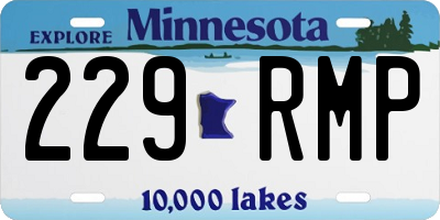 MN license plate 229RMP