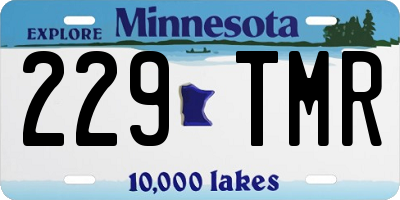 MN license plate 229TMR