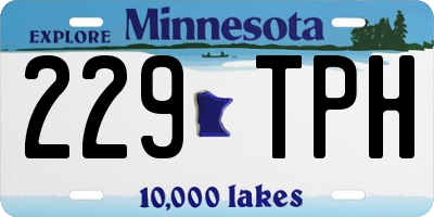 MN license plate 229TPH