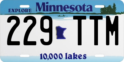 MN license plate 229TTM