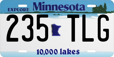 MN license plate 235TLG
