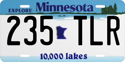 MN license plate 235TLR