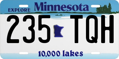 MN license plate 235TQH