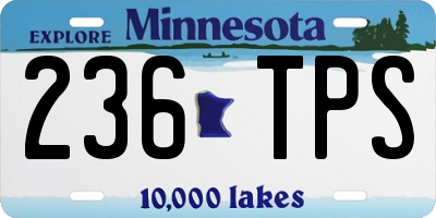 MN license plate 236TPS