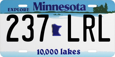 MN license plate 237LRL
