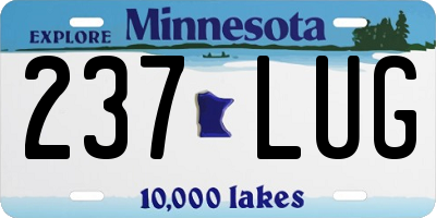 MN license plate 237LUG
