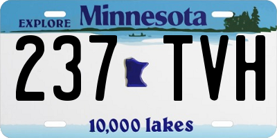MN license plate 237TVH
