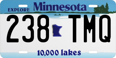 MN license plate 238TMQ