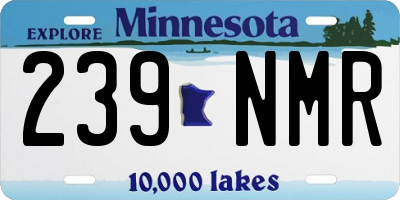 MN license plate 239NMR