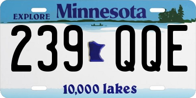 MN license plate 239QQE