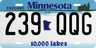 MN license plate 239QQG