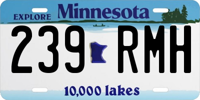 MN license plate 239RMH