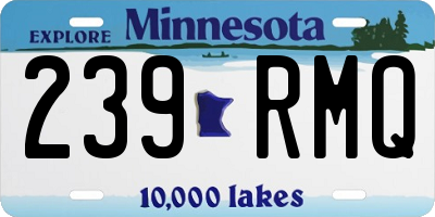 MN license plate 239RMQ