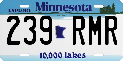 MN license plate 239RMR