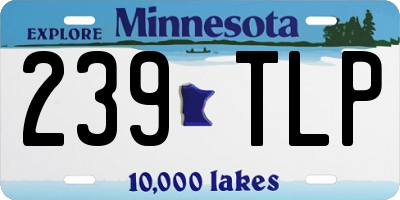 MN license plate 239TLP
