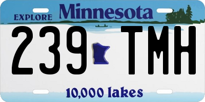 MN license plate 239TMH