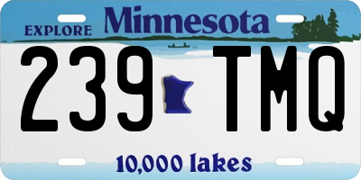 MN license plate 239TMQ